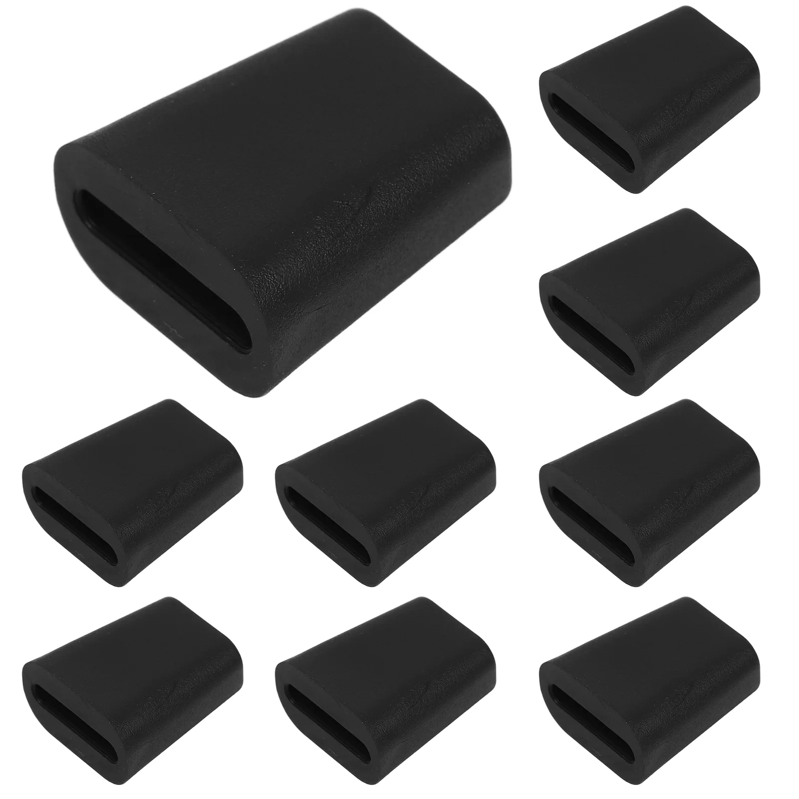 10 Pcs Drain Basket Mat Rack Grid Protective Feet Protector Sink Rust-Resistant Kitchen Rubber Replacement