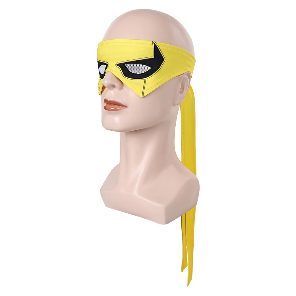 Fantasia Fist of Iron Eye Mask Game Rival Superhero Cosplay Disfraz Costume Accessories Men Male Halloween Carnival Party Props