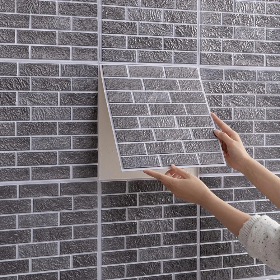 10Pcs Peel and Stick Tile Backsplash Marble Tiles 12X12 Inch Stick on Backsplash Self Adhesive Wall Sticker for Any Room