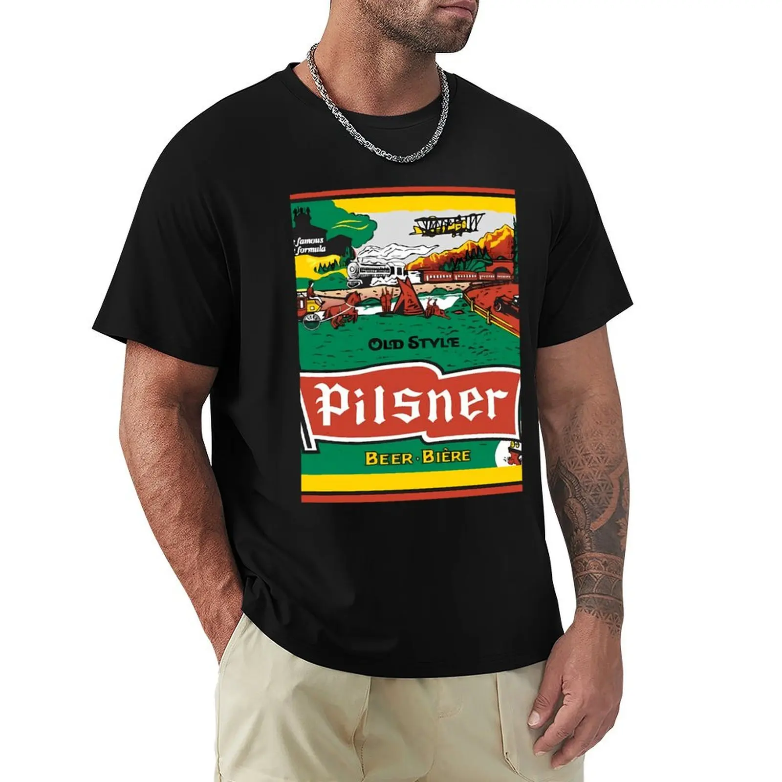 Pilsner Label T-Shirt essential t shirt T-Shirt