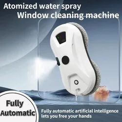 Intelligent Window Cleaning Robot Ultra Thin Spray water Vacuum Cleaner Window Cleaner Electric Glass Limpiacristales Remotel ﻿