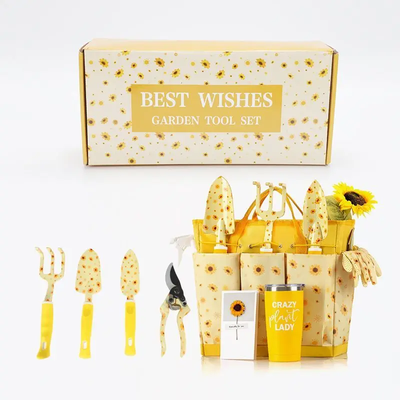 

Ladies Lovely Garden Tool Set Complete Gardening Kit Practical Birthday Present for Mother Home Flower Care Tools