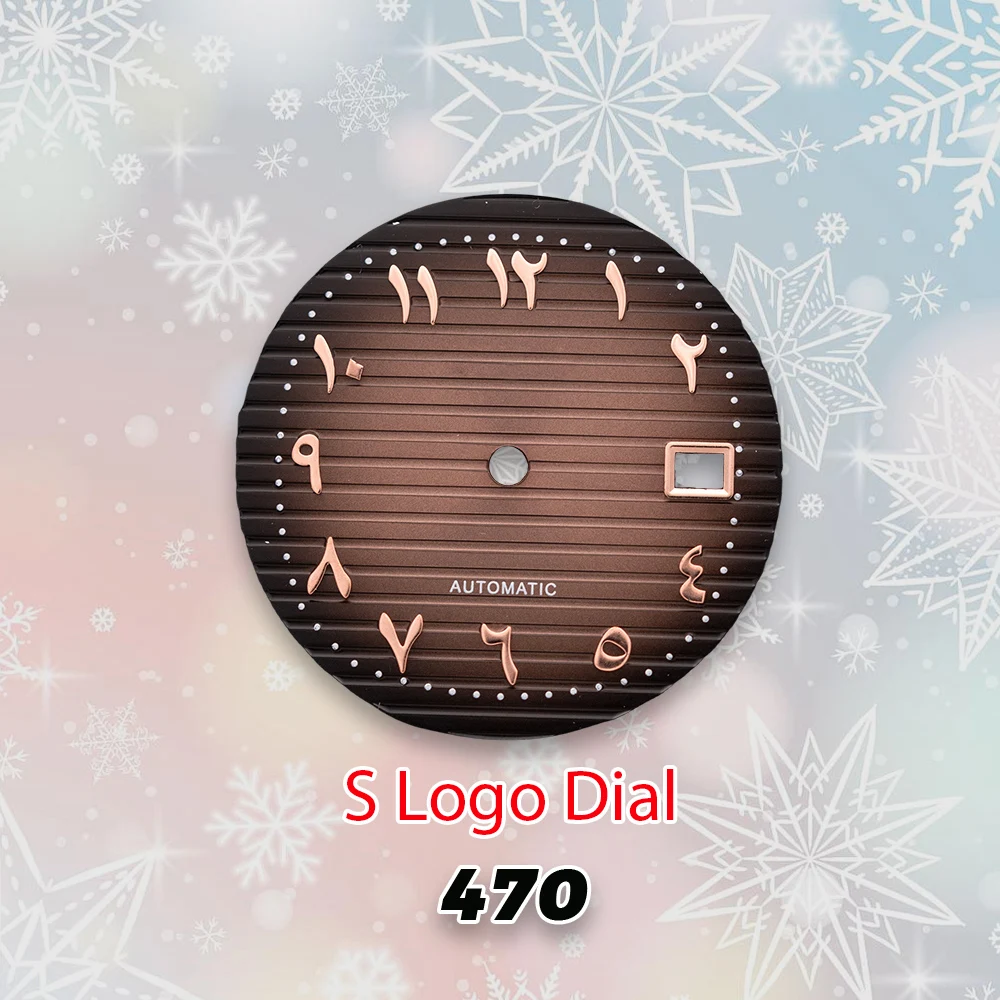 30.5 مللي متر S شعار NH35 العربية نوتيلوس الهاتفي لا الأيدي صالح NH35/NH36/4R/7S حركة لا مضيئة ساعة تعديل الملحقات