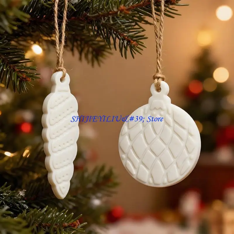

E21F Christmas Tree Decoration Silicone Mold Star Pendant Epoxy Resin Jewelry Mold