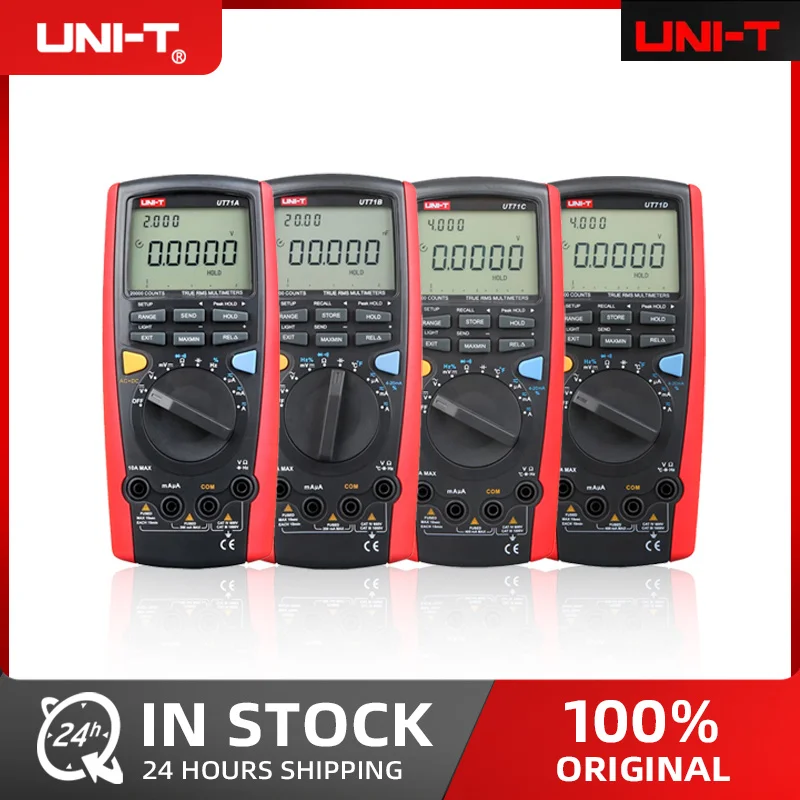 UNI T UT71A/B/C/D Intelligent Digital Multimeter High Precision Auto Ranging Portable Medium Size For Electrical Measurement