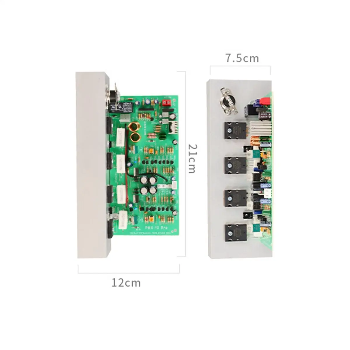 Новая усилительная плата Giftnew PMX-300W 2SA1943/C5200 300Вт+300Вт с контролем температуры, 2.0-канальный Hi-Fi аудиоусилитель