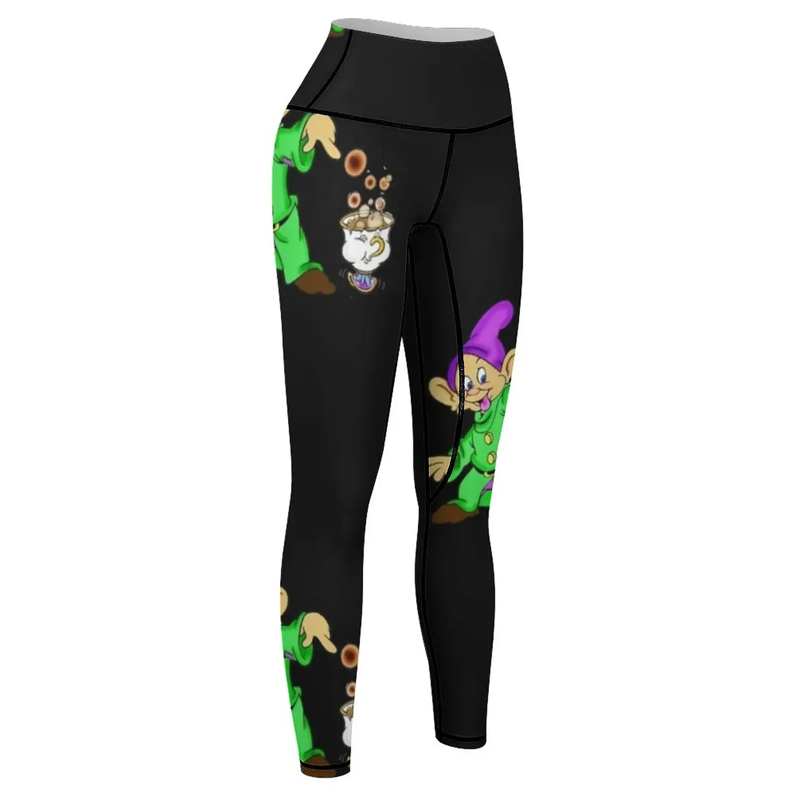 Dopey and Chip Leggings gym's clothing Fitness's gym clothes sporty woman gym sportswear woman gym 2025 Womens Leggings