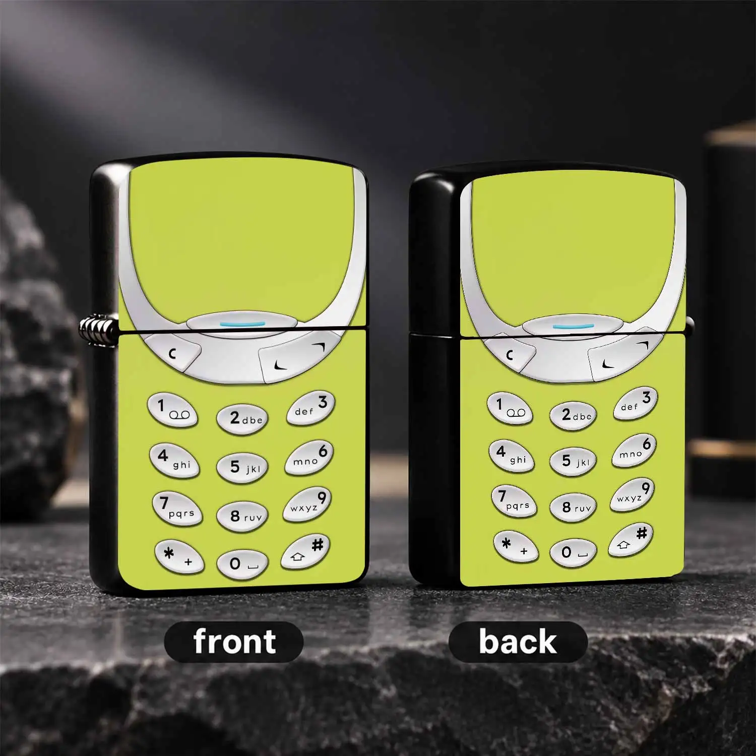 Retro Keypad Phone Inspired Novelty Lighter, Portable Exquisite All-Scene Daily Companion, Ideal For Commute Travel Casual Gatherings, Trendy Unique Nostalgic Practical Accessory With Fun Retro Stylish Design, Perfect A A Humorous And Inter