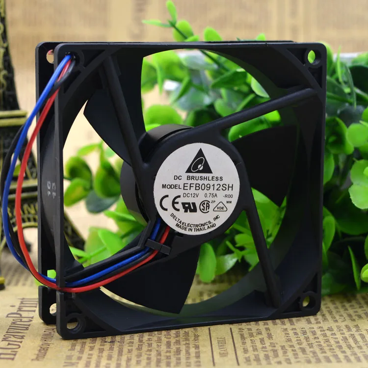 9025 CENTÍMETROS 12V0.75A 9 EFB0912SH BOLA FIOS 3 CASO SERVIDOR VENTILADOR