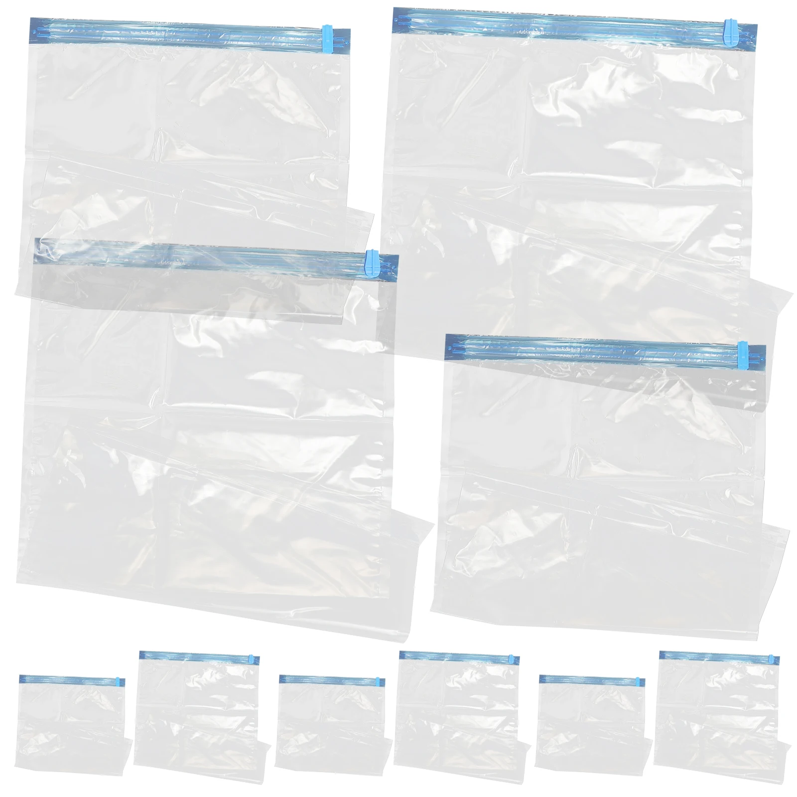 

10 Pcs Vacuum Compression Bags Large Capacity Storage For Clothes Quilt Travel Space Saver Wardrobes Closets Preservation