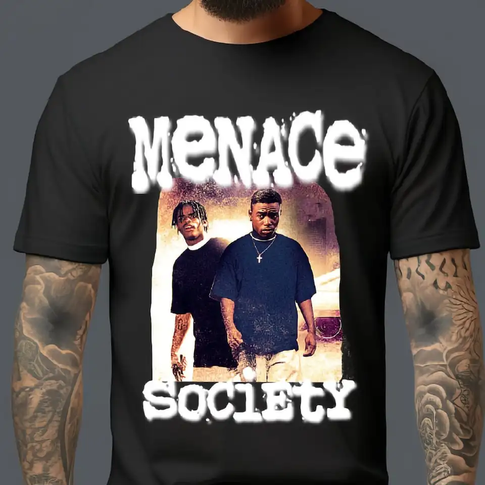 Menace Ii Society Heavyweight T Shirt 90S Retro To O Dog Caine 