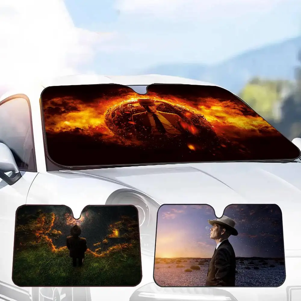 

Солнцезащитный козырек для лобового стекла автомобиля Classic Movie O-Oppenheimer, складной, для защиты от УФ-лучей, аксессуар для автомобиля