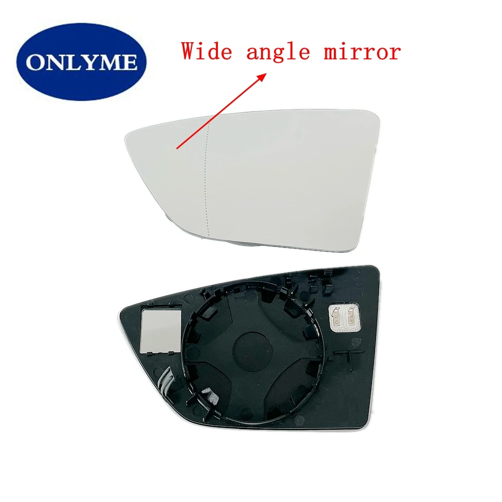 Car Wide angle Heated Mirror Glass For Seat  Arona Ibiza 2017 2018 2019 2020 2021 2022 2023 2024 / Leon (2012-2019)