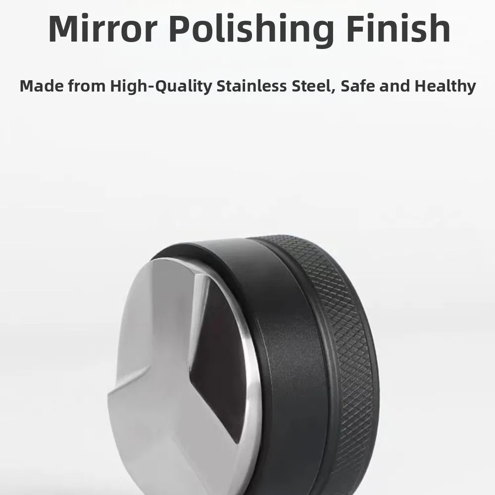 304 Stainless Steel Coffee Distributor Anti-slip Adjustable Espresso Distribution Tool 3 Angled Slopes 51/53/58mm