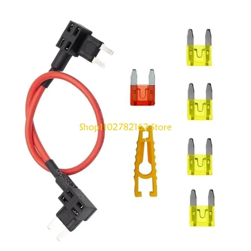 

547B Efficient Double Ended Fuses Adapter Connector for Secure and Quick Power Connection in Various Devices Automotive Use