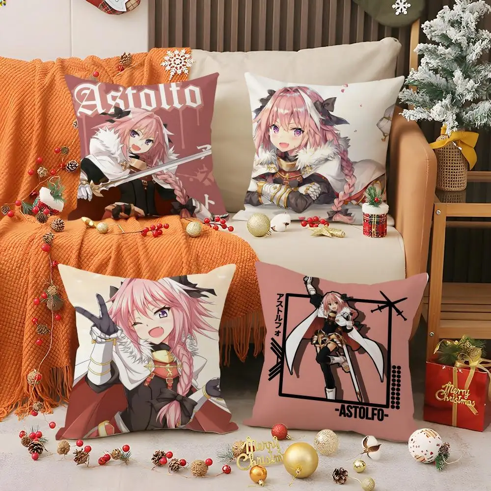 

Наволочка с принтом Game F-Fate Grand Order Astolfo, наволочка для дивана в гостиной, чехол для подушки, декор для спальни