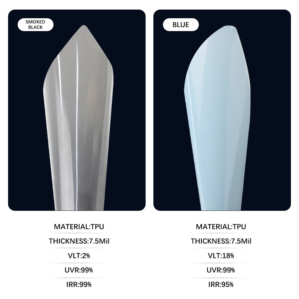 7F  Explosion Proof Sunroof Ice Armor UV-proof TPU  Smoked Black  Skylight Insulation Film