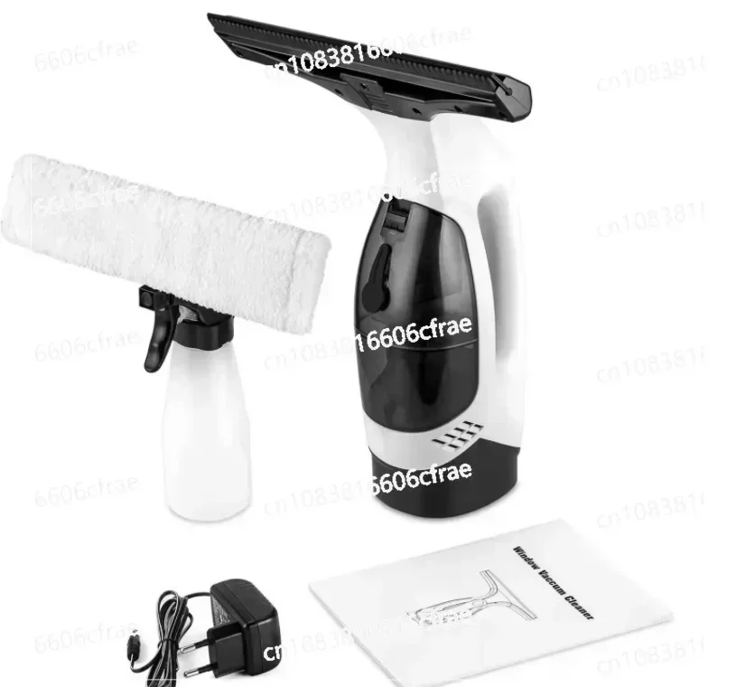 20W White Cordless Rechargeable Automatic Portable Glass Cleaner Window Cleaner with 2200mA