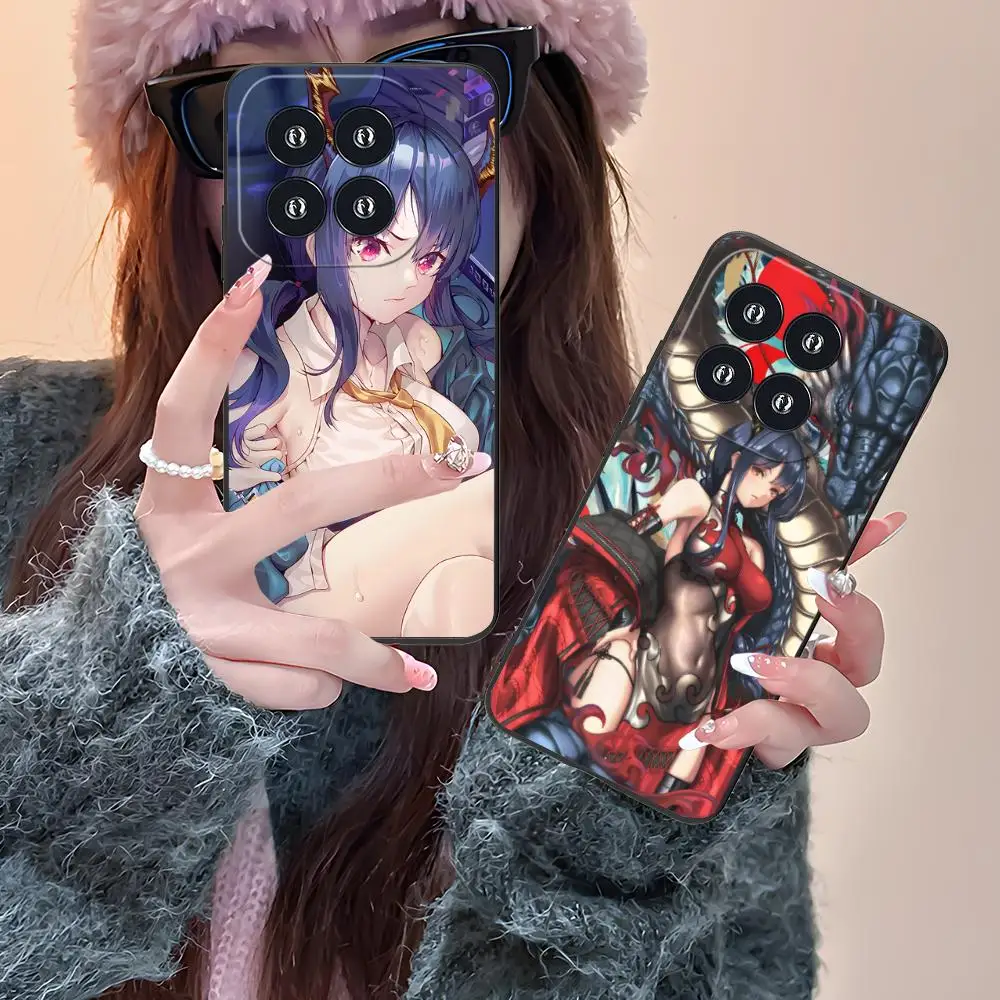 

Arknights Chen Mobile Phone Case for Xiaomi 15 14 13 12 Mi 11 T Ultra Lite Pro S X 5G Colour Printing Protective Cover Pretty