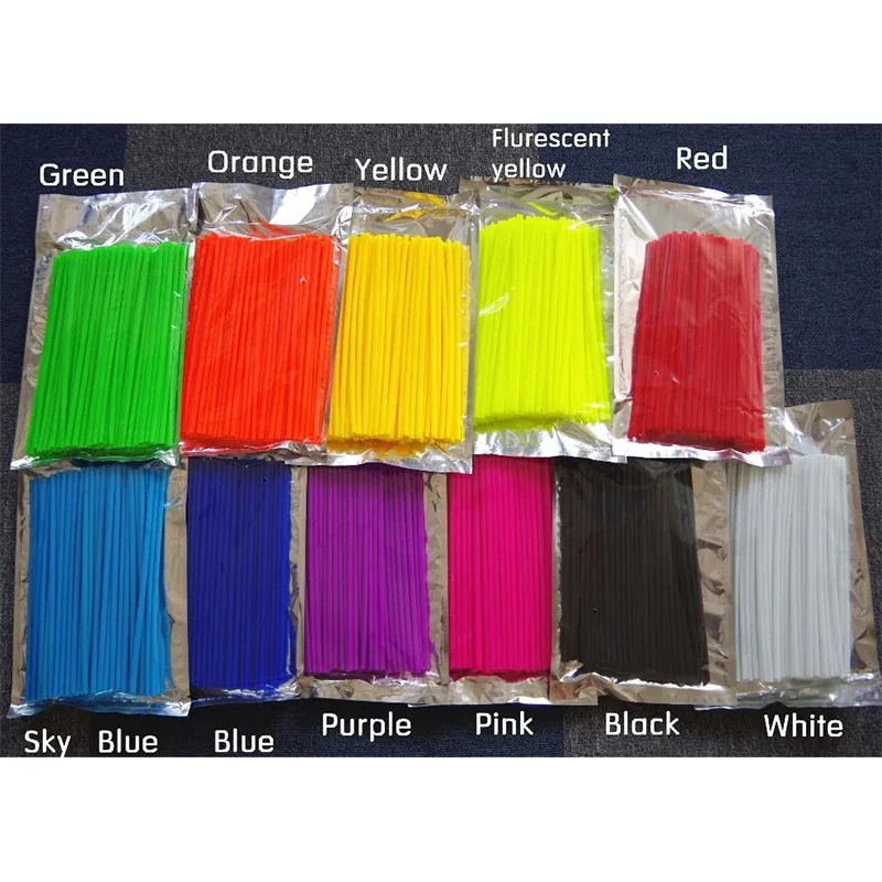 

Motocross SPOKE SKINS Wheel RIM SPOKE COVERS For KAWASAKI 500 KX 450 KLX250 KLX450R KLR650 for SUZUKI DRZ400 RMX250