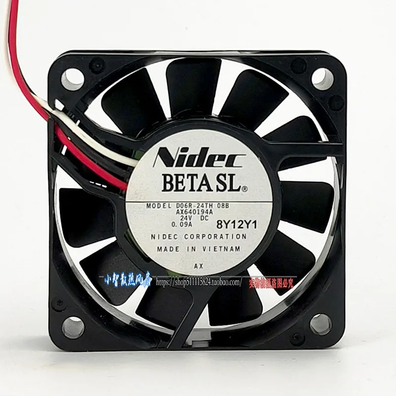 

ОРИГИНАЛ D06R-24TH 08B 24 В 0,09 А 6015 60*60*15 мм НОВЫЙ ОХЛАЖДАЮЩИЙ ВЕНТИЛЯТОР РАДИАТОР
