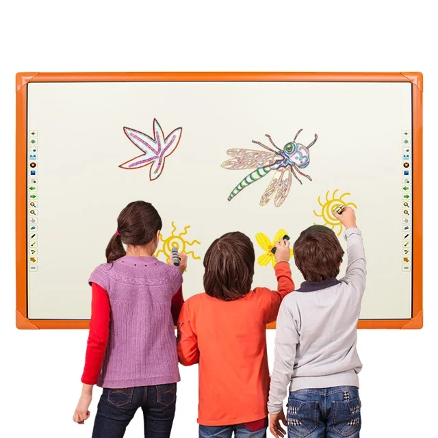 No Projector Needed Portable Touch Interactive Smart Whiteboard Multi Function Digital Teaching Whiteboard For School Classroom