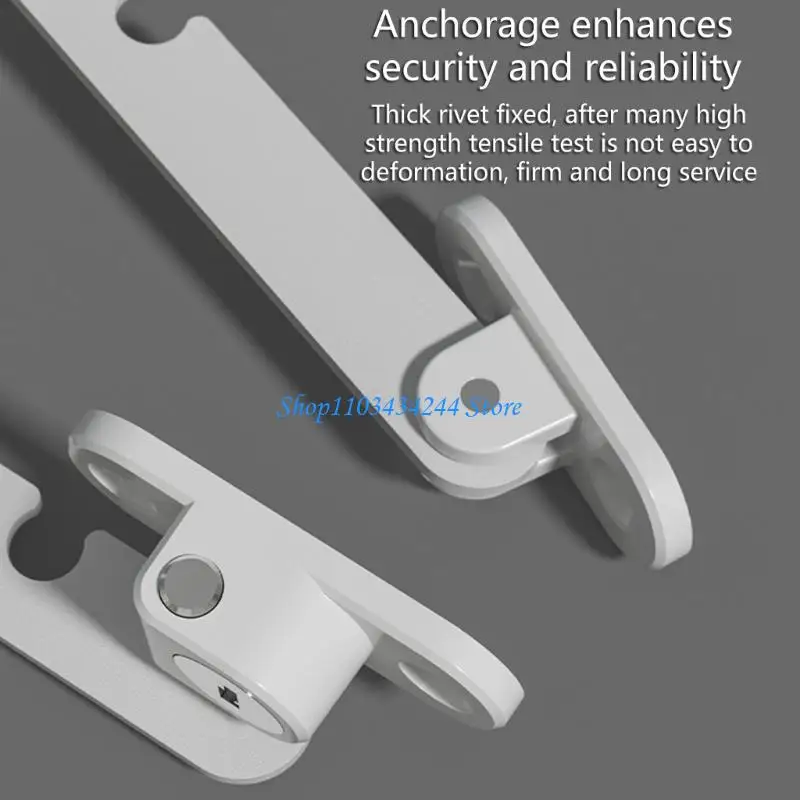 Versatile Window Restrictor Child Window Lock Carbon Steel for Homes & Nurseries