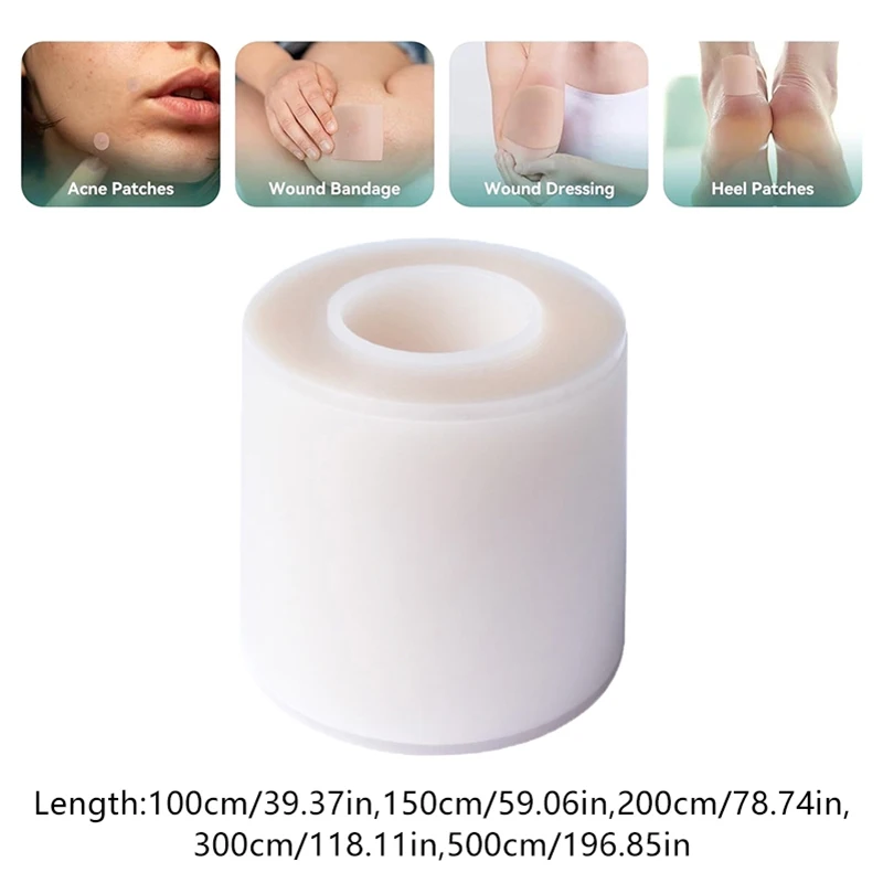 

Hydrocolloid Roll For Wound Care Hydrocolloid Patch Bandages With Self-Adhesive, Bed Sore Bandages, Highly Absorbent For Burn