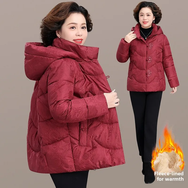 

Утепленная хлопковая куртка для женщин, на флисовой подкладке, осенне-зимнее пальто для повседневной носки, на молнии