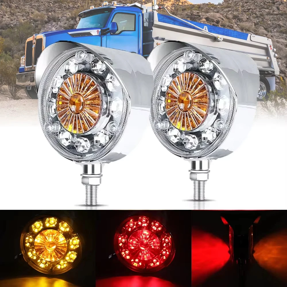 

24V Trailer Taillight LED Rear Brake Stop Truck Turn Signal Lamp Side Marker Fog Light Position Warning For Tractor Boat