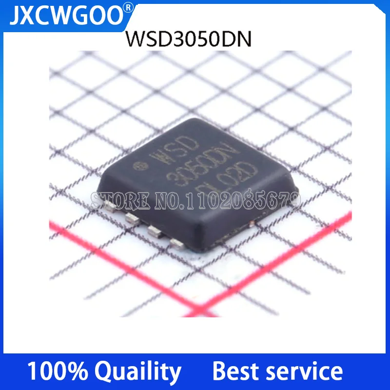 

10PCS WSD3050DN 3050DN DFN 3x3-8 N-channel 30V 50A MOS FET New original