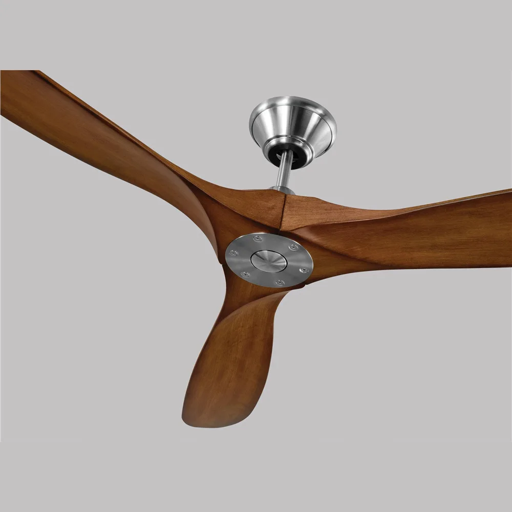 60 inch walnut solid wood ceiling fan retro American style home restaurant hanging fan industrial and commercial outdoor fan