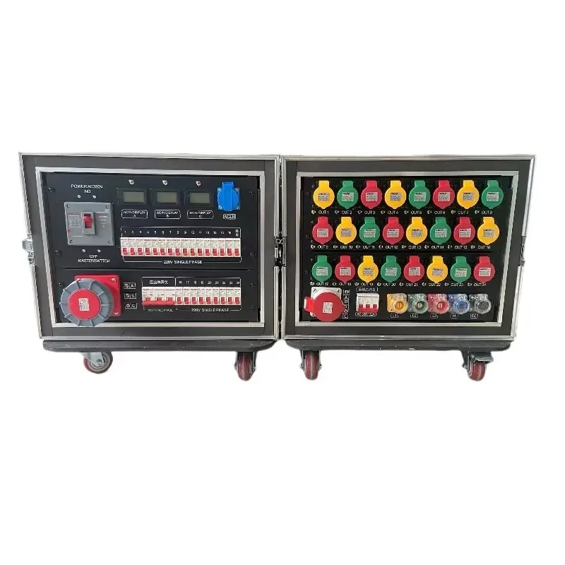 

High-Quality IP67 Waterproof Stage Power Distribution Unit Box with Control Dj Stage Power Distro Box