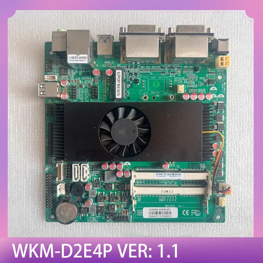 

Original disassembly WKM-D2E4P VER: 1.1 industrial control computer motherboard 4 DVI