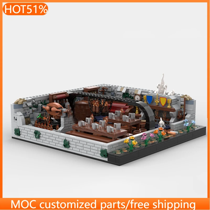 

1676 PCS City Street Tavern Diorama MOC Customize Modular Building Block Brick Design Creative Design DIY Boys Holiday Toy Gifts