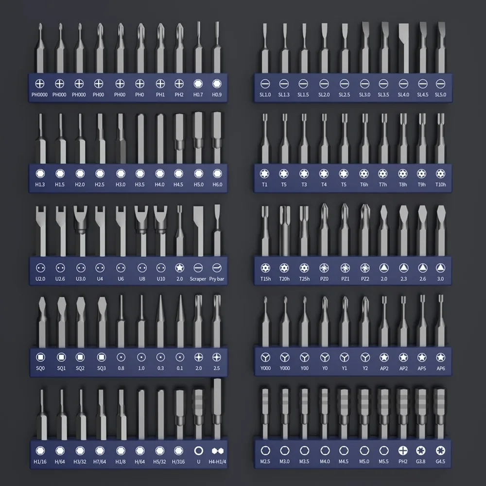 120 in 1 Precision Electric Screwdriver Set Mini Rechargeable Kit Cordless Wireless Bits for Cell Phone Mobile Laptop PC