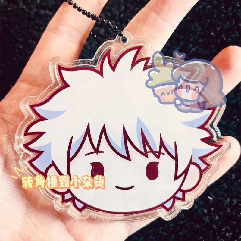 Anime Hunter×Hunter Killua Zoldyck Pendant Keychain Keyring Cosplay Collection Bag Accessories Birthday Gift a6949