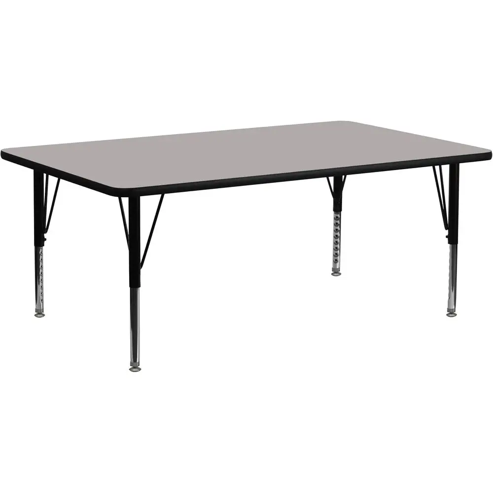 

Wren 30"W x 72"L Recular Grey HP Laminate Activity Table - Height Adjustable Short Legs