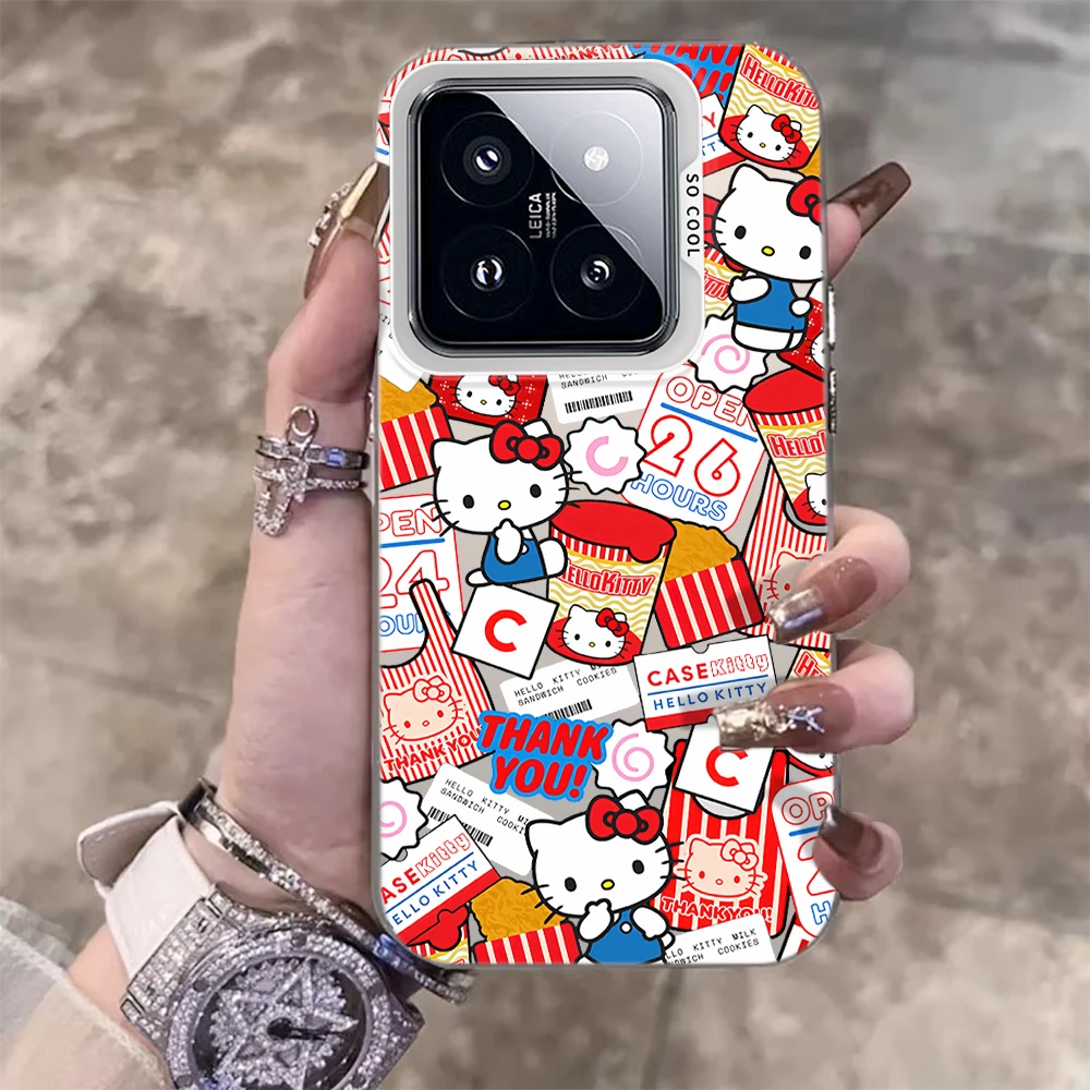 

Hello Kitty convenience store Phone Case For Xiaomi Redmi Note 14 Pro+ Note 13 Note 12 Note 11 10 Pro 5G 15C 14C 13C IMD Cover