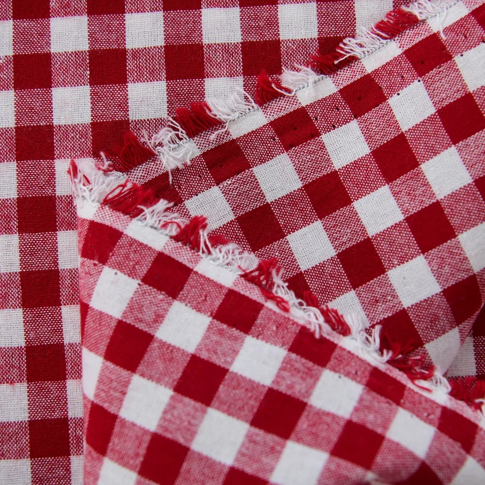 140x50cm Luxuriöse Hochwertige Tischdecke aus Baumwolle-Leinen für Geburtstagsfotos, Kaffeetisch, Picknickdecke, Nähstoff – Detail 8