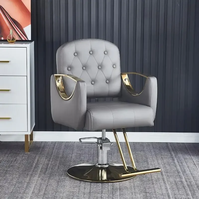 

Профессиональные парикмахерские кресла для парикмахерской, скандинавские роскошные парикмахерские кресла с подъемником для химической завивки, эргономичная комфортная мебель для салона Sandalye