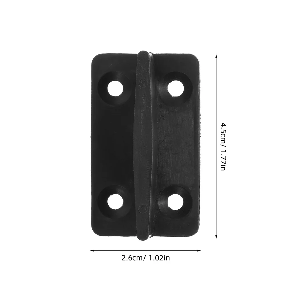 8 قطعة محدد موقع الباب المنزلق الفولاذ المقاوم للصدأ أسفل دليل محددات السلس الأسطوانة عجلة تحمل لخزانة الحظيرة جيب الباب الأجهزة #2