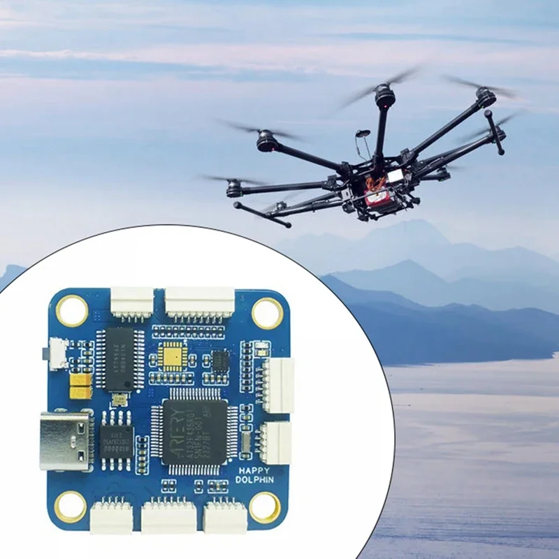 BAYCK DOLPHIN 비행 컨트롤러 FC Betaflight AT32 F435 9V3A/5V3A 듀얼 BEC RC FPV 프리스타일 레이싱 드론 쿼드콥터 BAYCKRC