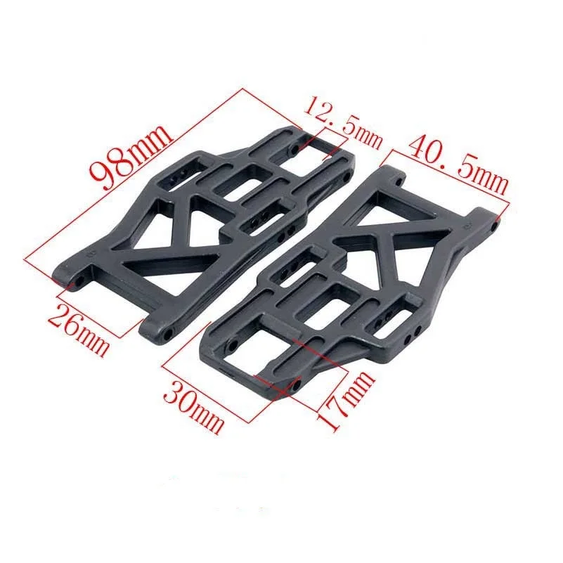 2szt RC 08006 Plastikowe tylne dolne ramię zawieszenia do HSP 1/10 94108 94109 94110 94111 94112 94115 Części zamienne do samochodów terenowych Buggy Truck