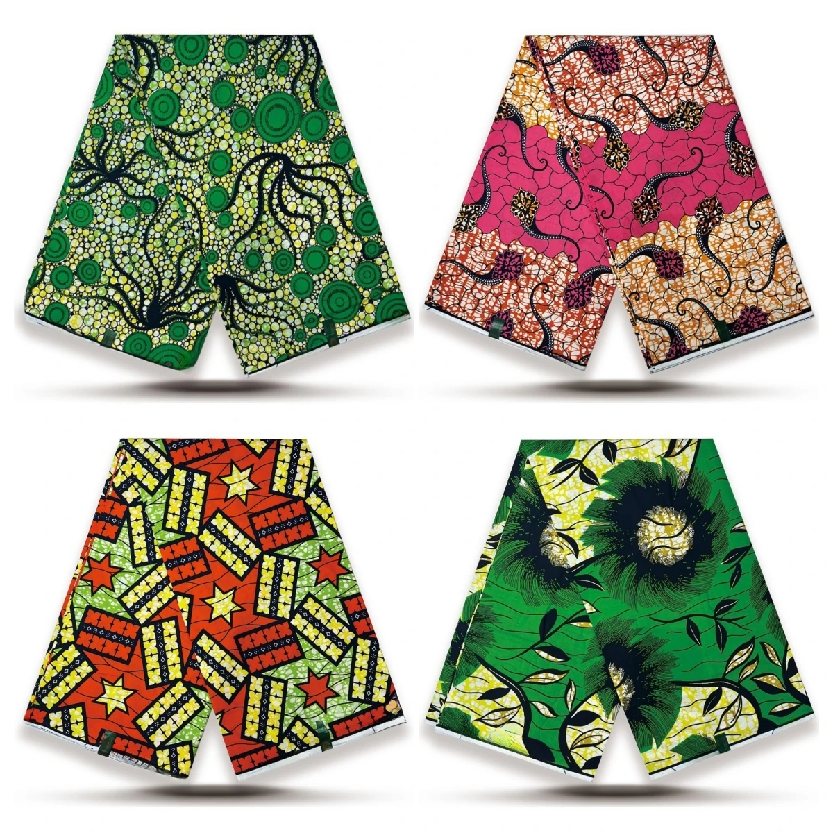 

2025 Hot Sale 100% Cotton African Print Wax Fabric Ankara Pagne Wax Soft Print Batik Print Nigerial Tissu Wax for Dress Y5-612-1