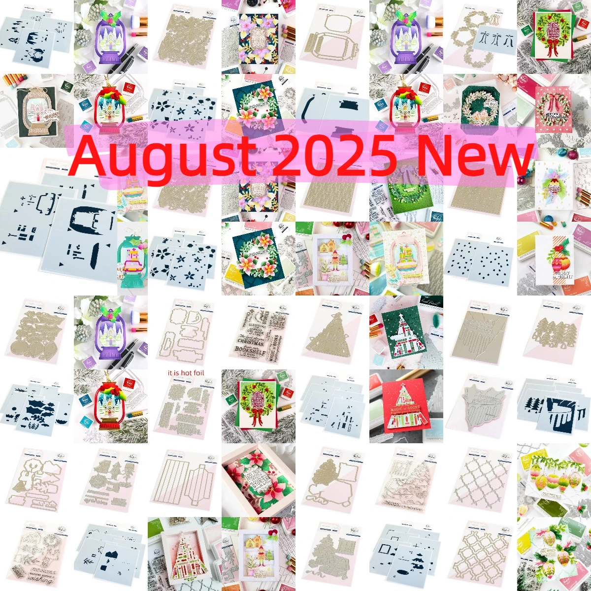 

2025 New Beautiful Flowers Metal Cutting Dies And Stamps For Scrapbooking Donut Days Stencil Embossing Mold Diy Paper Card Craft