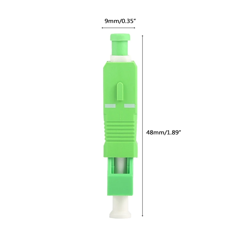 LC Female to SC Male SC/APC-LC/APC Optical Fiber Optic Hybrid Adapter Simplex Single Mode Optical Connector Adapter