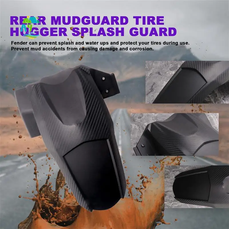

A09E-Motorcycle Rear Fender For Yamaha NMAX 125 NMAX 150 NMAX 155 2016-2019 N-MAX Rear Mudguard Tire Hugger Splash Guard