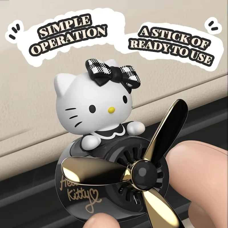 かわいいハローキティサンリオ車芳香剤装飾漫画クロミアロマセラピー車のアウトレットアクセサリーおもちゃモデル女の子ギフト