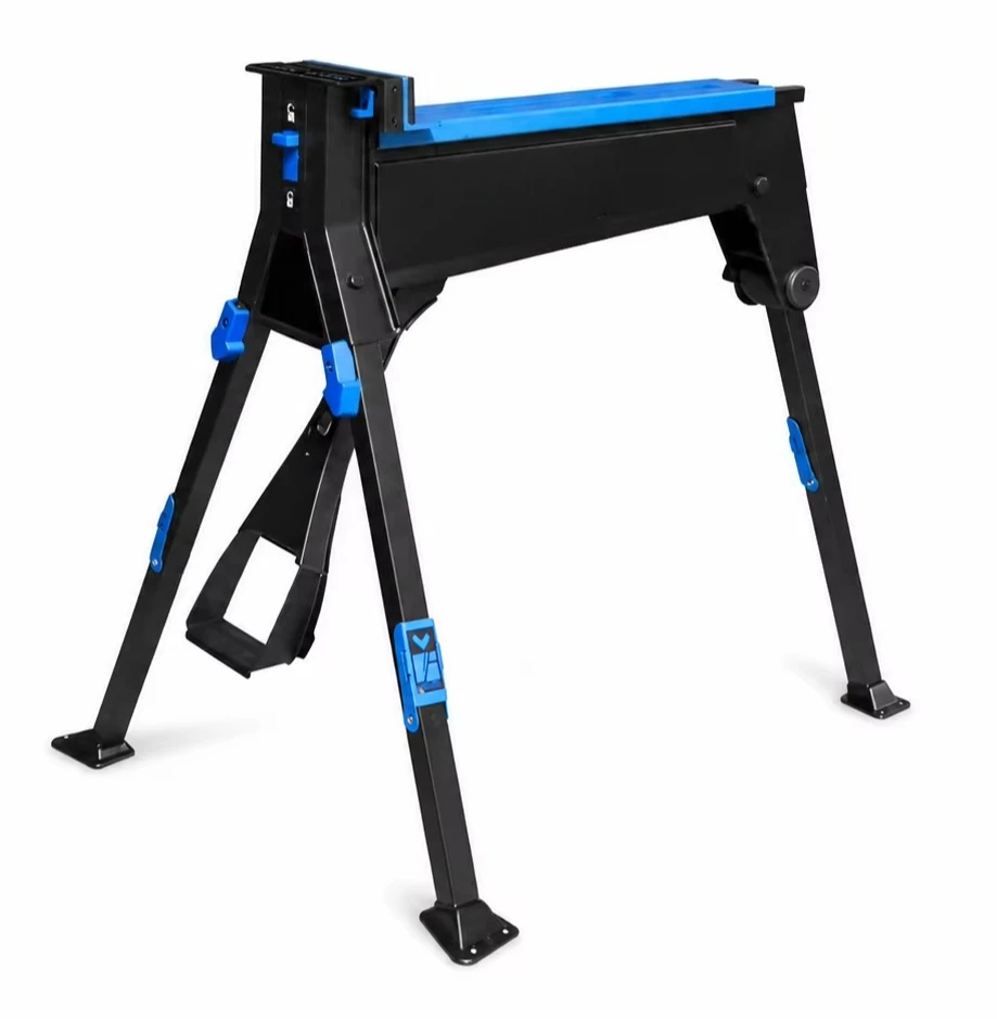 Folding Sawhorse With 1000KG Clamping Force and 200KG Load for Workshop and Construction